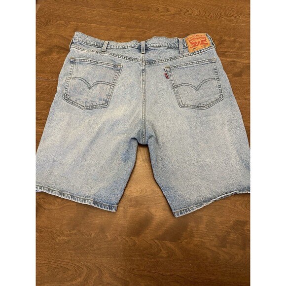 Levi's 541 Shorts Men’s 38 Blue Denim Cut Off  Flat Front Bermuda Jorts Adult - Picture 2 of 11